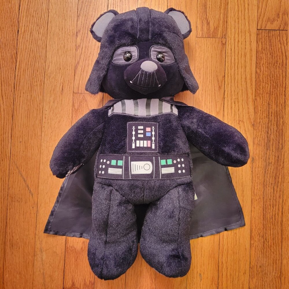 Star Wars Black Build A Bear Workshop Soft Plush‎ Toy Darth Vader 16 Inch